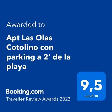 Olas Cotolino Con Parking A 2' De La Playa *